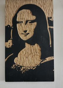 Mona Lisa Wood Wall Art