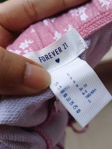 forever21 Cute Floral Print nightsuits Set