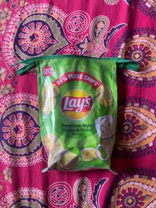 upcycle green Lays Pouch