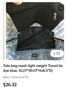 XL Mesh Beach Bag - Tie Dye