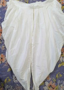 Ethnic Readymade White Colour Dhoti