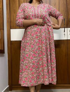 Floral Print Kurta Set with Dupatta