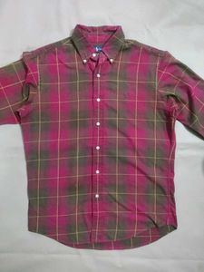 Plaid Button-Down Shirt
