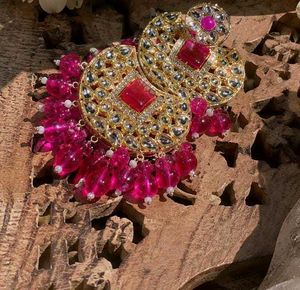 Exquisite Kundan &amp; Stone Studded Earrings
