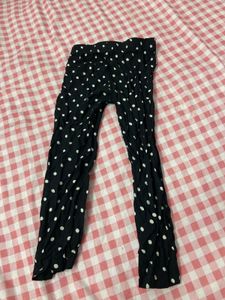 Black Polka Dot Pants