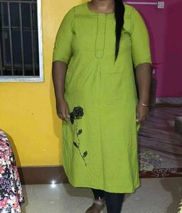 Green Floral Kurti
