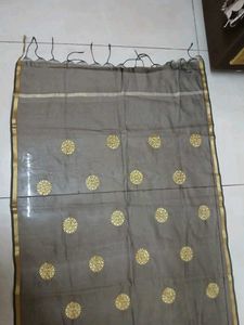 Elegant Dupatta with Gold Motifs