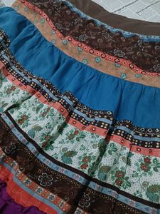 Bohemian Tiered Maxi Skirt
