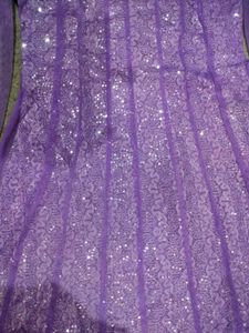 Lavender Embroidered Kurta Set
