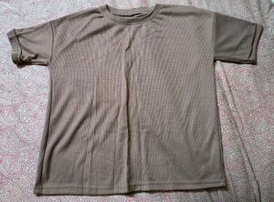 MAUVE WOLLEN T SHIRT