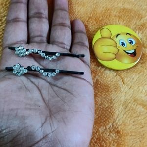 💝 STONE HAIR PIN