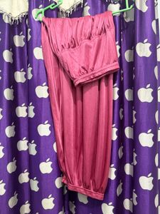 Purple Satin Nightgown