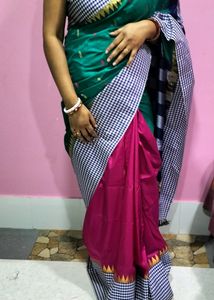 Pure Silk Kanjivaram Half &amp;Half