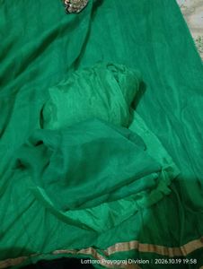 Embellished Green frock suit