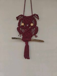 Macrame Owl Wall Hanging