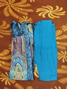 Stiched Kurti With Leging