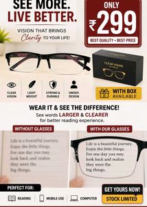 Stylish Half-Rim Eyeglasses