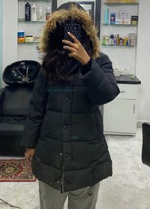 Padded Winter Coat with Fur Hood