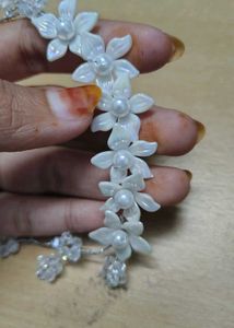 Floral &amp; Crystal Hair Accessory hai