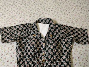 high neck premium blouse 100%cotton