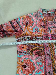Vibrant Paisley Print Tunic