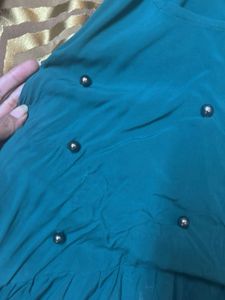 Emerald Green Layered Kurta
