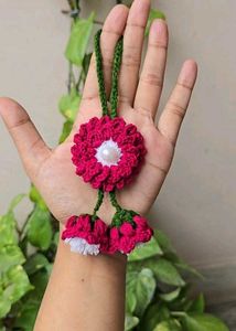 Handmade Crochet Flower Necklace