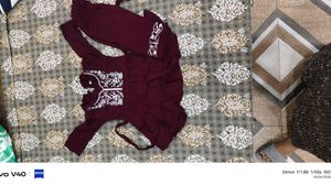 Cute Maroon Dress