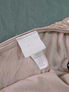 H&amp;M Sequin One-Shoulder Top