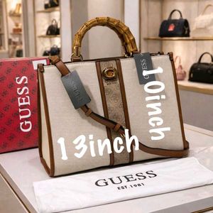 Guess Handbag with Bamboo Handle