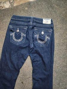 True Religion Flared emblishment Jeans