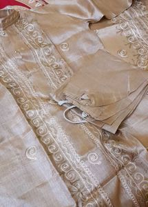 Almost New 3 Piece Sherwani Shiny Beautifully Emb