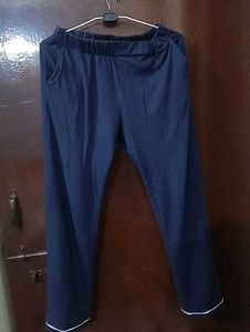 Navy Blue Pajama Top
