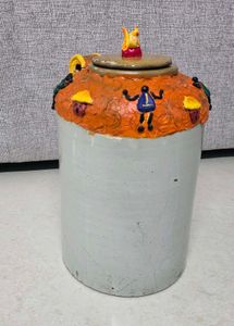 Vintage Decorative Ceramic Jar