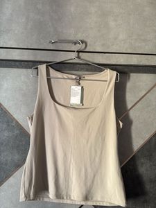 Sleek Beige Tank Top