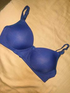 Comfortable Blue Padded Bra