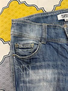 Ice blue jeans