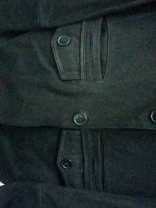 H&amp;M Import Uni Coat🧥 Half Trenchcoat Premium Wool