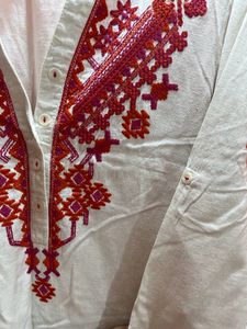 Global Desi Embroidered Kurti