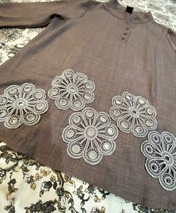 Elegant Brown Kurta and Pants Set