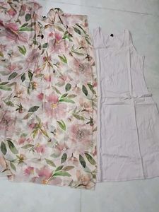 Floral Print Kaftan with inner