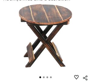 Foldable Wooden Stool (Set of 2)