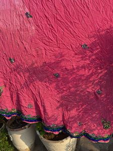 Beautiful Pink Embroidered Saree