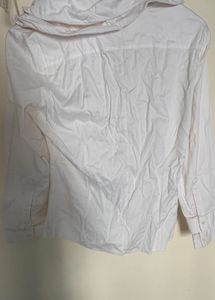 White Button-Up double collar and cuff shirt