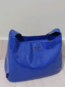 Authentic Tomboy  Blue HandBag Patent leather 100%