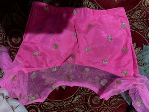 Pink Embroidered Ethnic Skirt