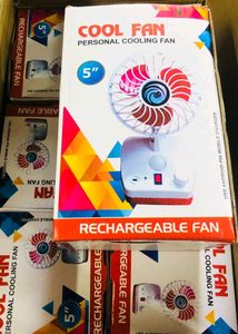 Rechargeable High Speed Portable Fan