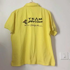 Yellow Rally Team Polo Shirt