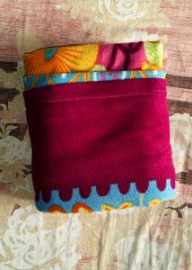Vibrant Floral Print Cozy Blanket
