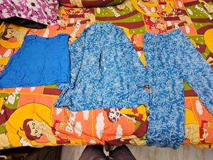 Comfortable Blue 3 piece set